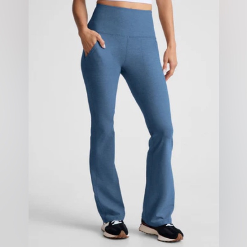 Beyond Yoga Washed Denim Pocket Practice Pants
